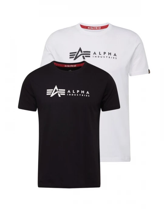Foto van product ALPHA INDUSTRIES Shirt zwart / wit
