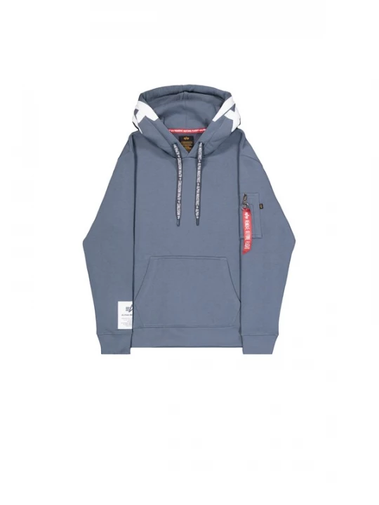 Foto van product ALPHA INDUSTRIES Sweatshirt 'Alpha' blauw denim