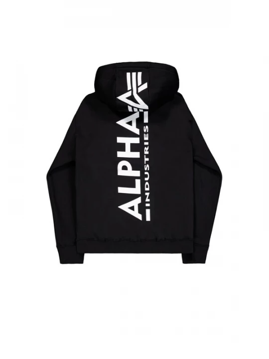 Foto van product ALPHA INDUSTRIES Sweatshirt 'Backprint' zwart