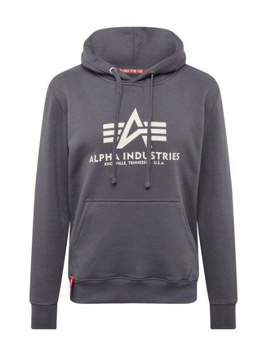 Foto van product ALPHA INDUSTRIES Sweatshirt basaltgrijs / offwhite