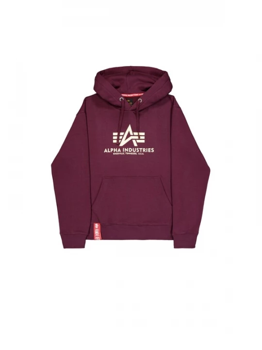 Foto van product ALPHA INDUSTRIES Sweatshirt 'Basic' beige / donkerrood
