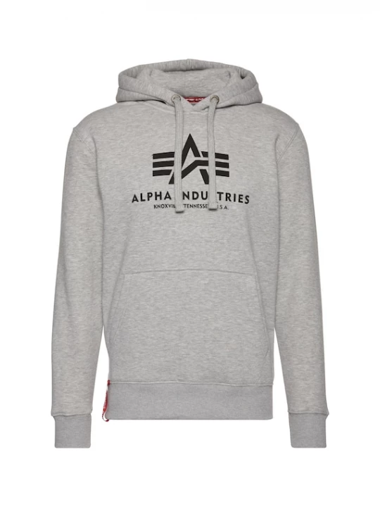 Foto van product ALPHA INDUSTRIES Sweatshirt 'Basic' grijs