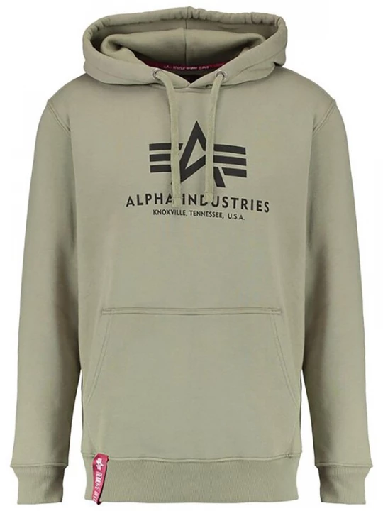 Foto van product ALPHA INDUSTRIES Sweatshirt 'Basic' olijfgroen