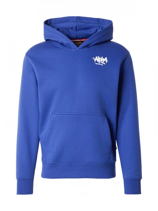 Foto van product ALPHA INDUSTRIES Sweatshirt blauw / wit