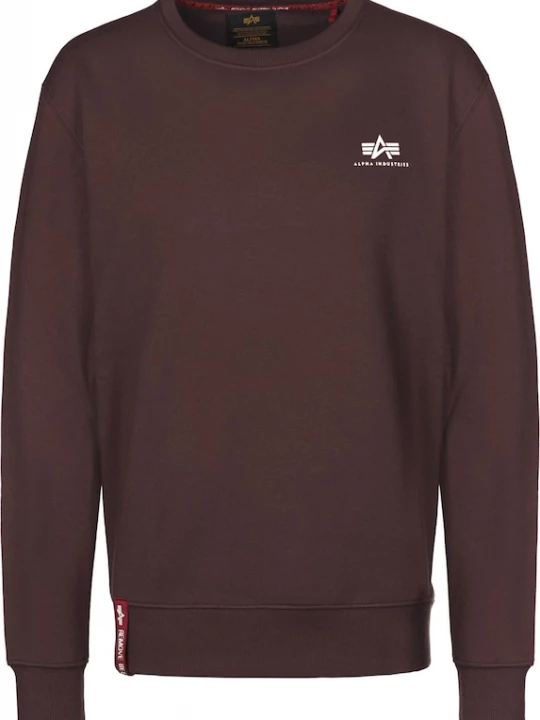 Foto van product ALPHA INDUSTRIES Sweatshirt bruin / wit