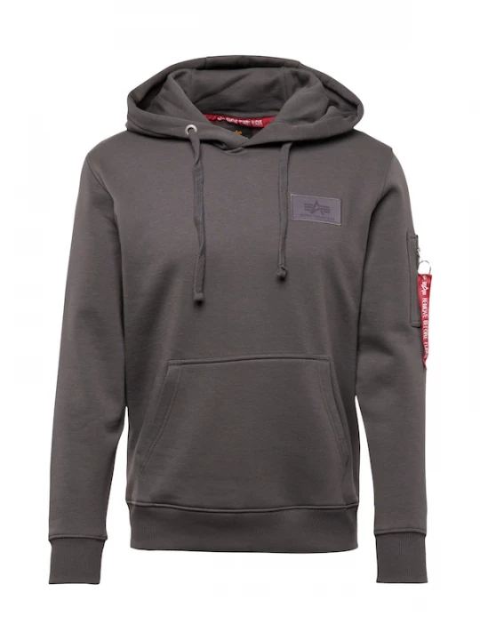 Foto van product ALPHA INDUSTRIES Sweatshirt donkergrijs / appel