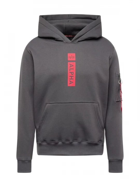 Foto van product ALPHA INDUSTRIES Sweatshirt donkergrijs / grenadine