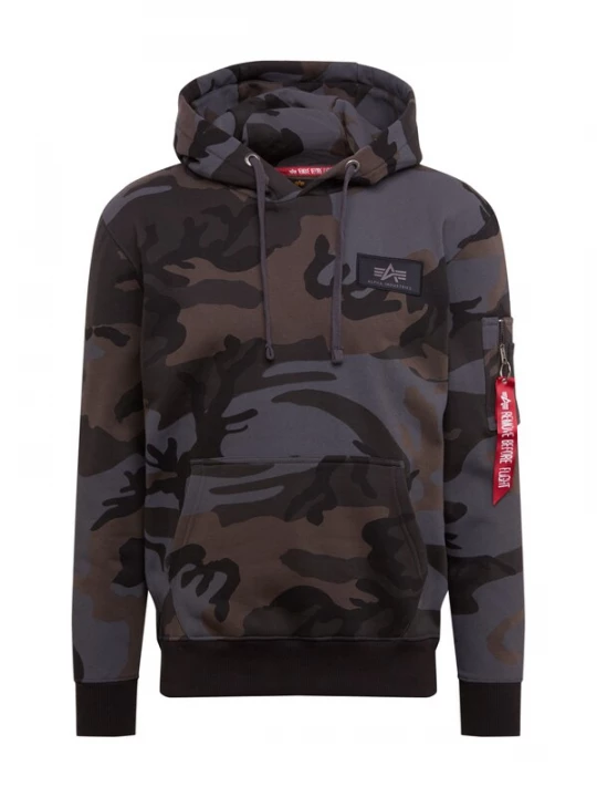 Foto van product ALPHA INDUSTRIES Sweatshirt duifblauw / bruin / antraciet / wit