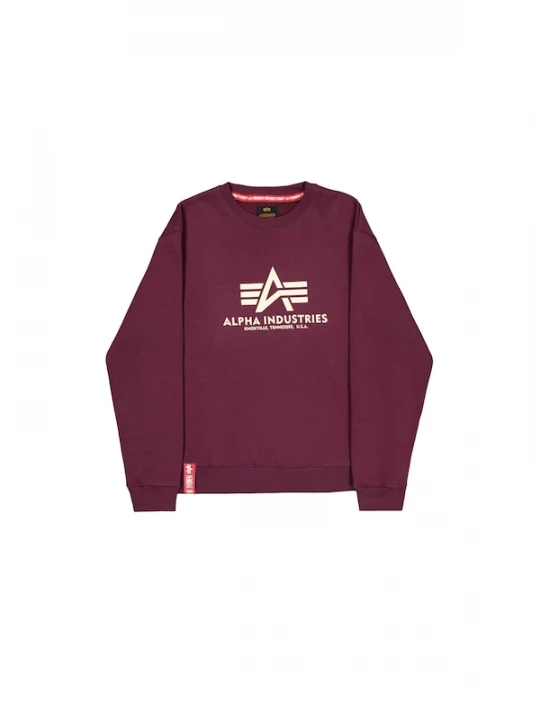 Foto van product ALPHA INDUSTRIES Sweatshirt ecru / bourgogne