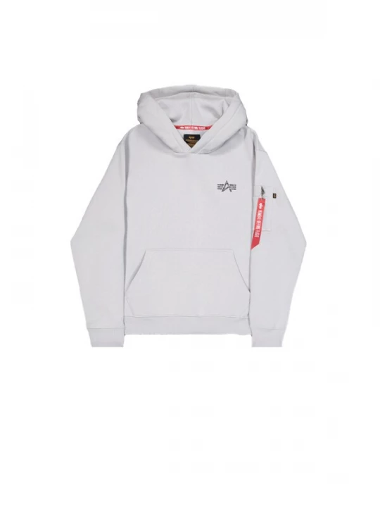 Foto van product ALPHA INDUSTRIES Sweatshirt grijs / rood / zwart