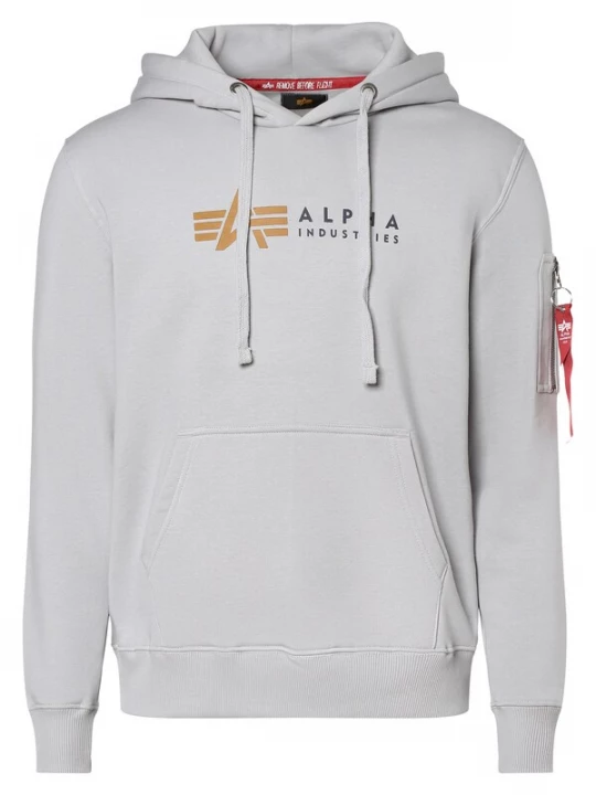 Foto van product ALPHA INDUSTRIES Sweatshirt lichtbruin / lichtgrijs / donkerrood / zwart