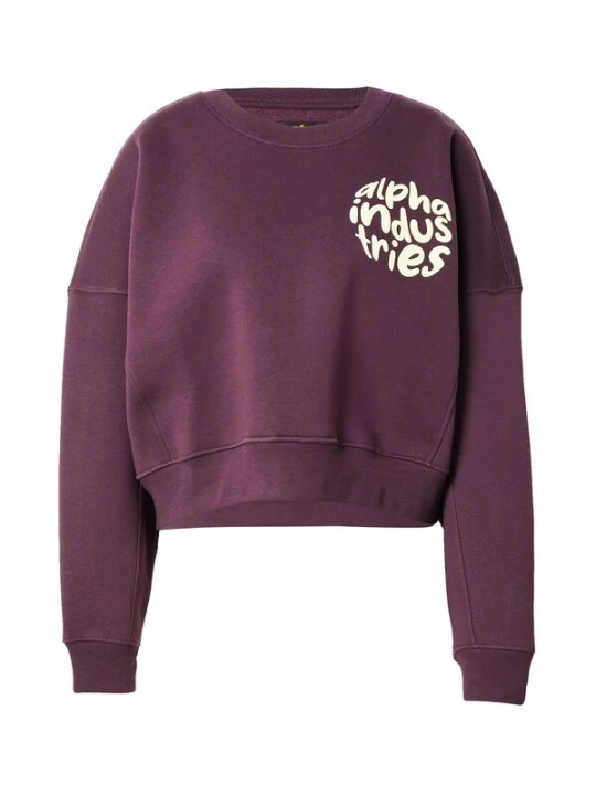 Foto van product ALPHA INDUSTRIES Sweatshirt limoen / braam