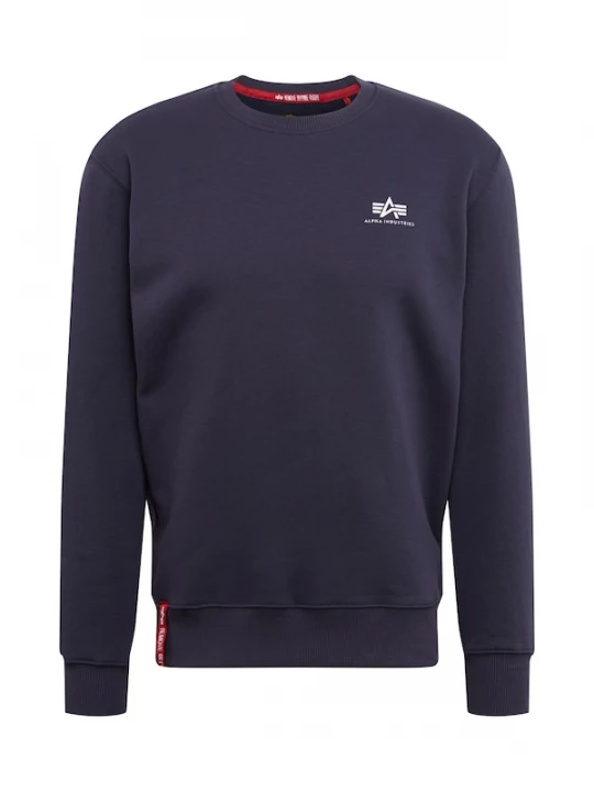 Foto van product ALPHA INDUSTRIES Sweatshirt marine / wit
