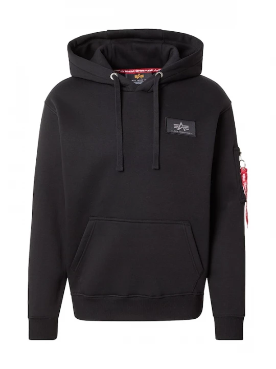 Foto van product ALPHA INDUSTRIES Sweatshirt 'Mirror' grijs / donkerrood / zwart / wit