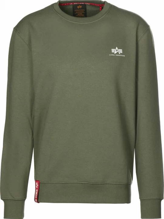 Foto van product ALPHA INDUSTRIES Sweatshirt olijfgroen / wit
