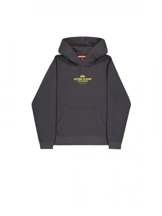 Foto van product ALPHA INDUSTRIES Sweatshirt 'Return To Base' geel / donkergrijs