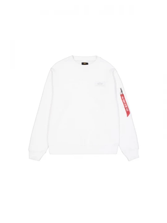 Foto van product ALPHA INDUSTRIES Sweatshirt rood / zwart / wit