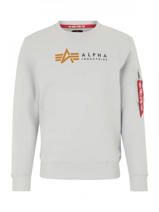 Foto van product ALPHA INDUSTRIES Sweatshirt safraan / lichtgrijs / donkergrijs