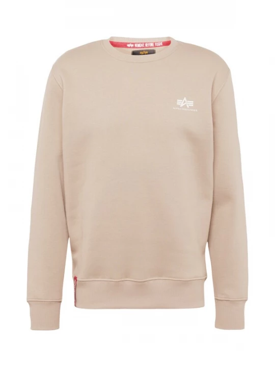 Foto van product ALPHA INDUSTRIES Sweatshirt sand / wit