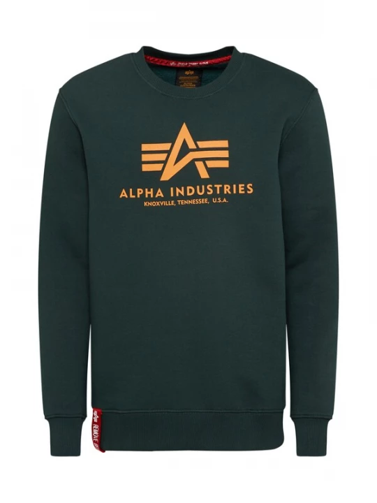 Foto van product ALPHA INDUSTRIES Sweatshirt spar / mandarijn / rood / wit