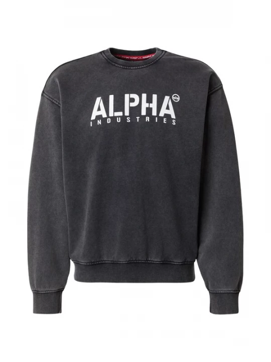 Foto van product ALPHA INDUSTRIES Sweatshirt zwart / wit