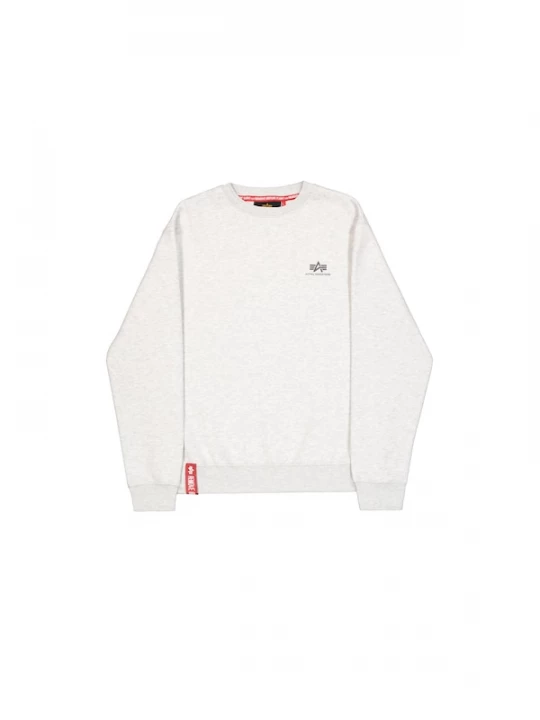 Foto van product ALPHA INDUSTRIES Sweatshirt zwart / wit gemêleerd