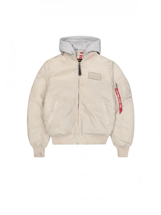 Foto van product ALPHA INDUSTRIES Tussenjas beige / grijs / rood / wit