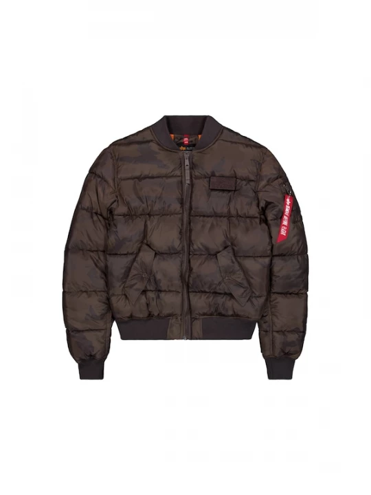 Foto van product ALPHA INDUSTRIES Tussenjas 'Camo' donkergroen