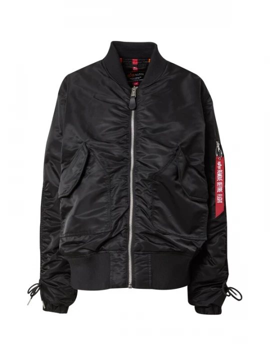 Foto van product ALPHA INDUSTRIES Tussenjas 'CWU MA-1' rood / zwart / wit