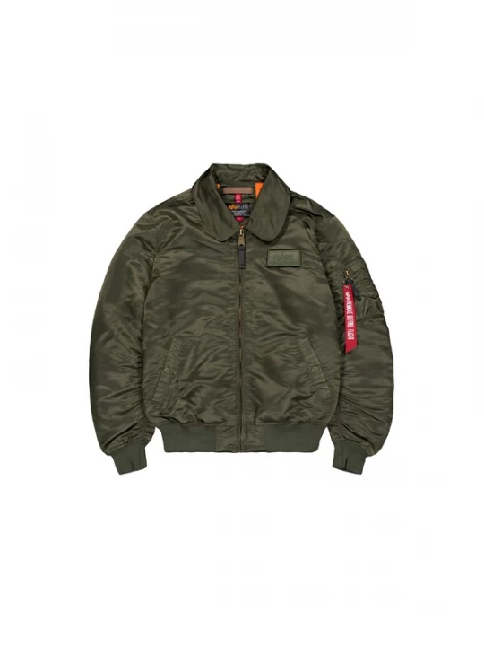 Foto van product ALPHA INDUSTRIES Tussenjas 'Flying Tigers' olijfgroen / oranje