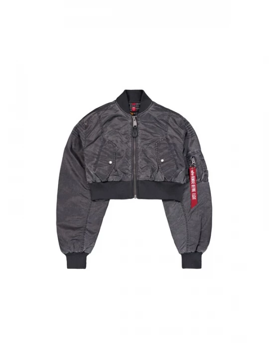 Foto van product ALPHA INDUSTRIES Tussenjas grijs / zwart / wit