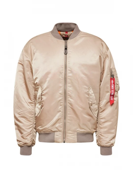 Foto van product ALPHA INDUSTRIES Tussenjas 'MA-1 CS' champagne / donkerbeige