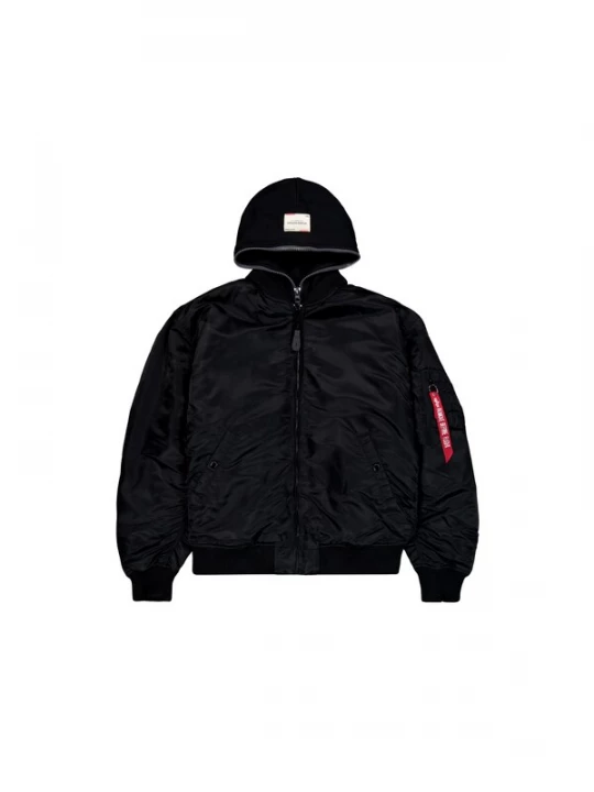 Foto van product ALPHA INDUSTRIES Tussenjas 'MA-1 D-Tec Studio LW' rood / zwart / wit
