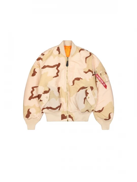 Foto van product ALPHA INDUSTRIES Tussenjas 'MA-1 Heritage' beige / nude / donkerbruin