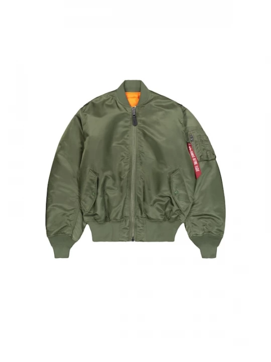 Foto van product ALPHA INDUSTRIES Tussenjas 'MA-1 Heritage' groen