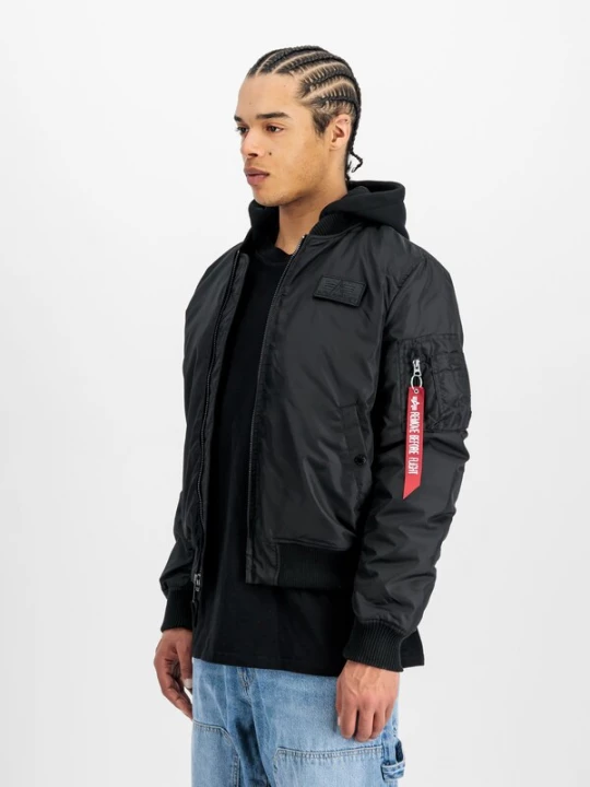 Foto van product ALPHA INDUSTRIES Tussenjas 'MA-1' kersrood / zwart