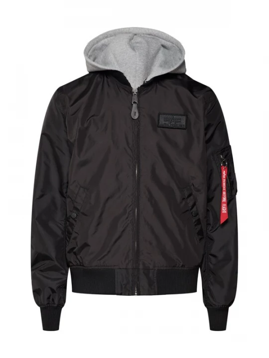 Foto van product ALPHA INDUSTRIES Tussenjas 'MA-1 TT' grijs gemêleerd / zwart