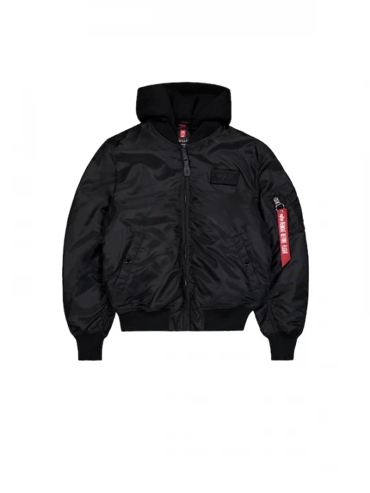 Foto van product ALPHA INDUSTRIES Tussenjas 'MA-1 TT' rood / zwart / wit