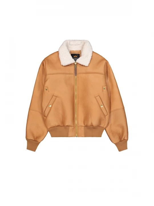 Foto van product ALPHA INDUSTRIES Winterjas 'B-15 Modified' camel / sand