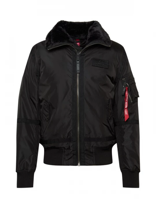 Foto van product ALPHA INDUSTRIES Winterjas 'B15-3 TT' rood / zwart / wit