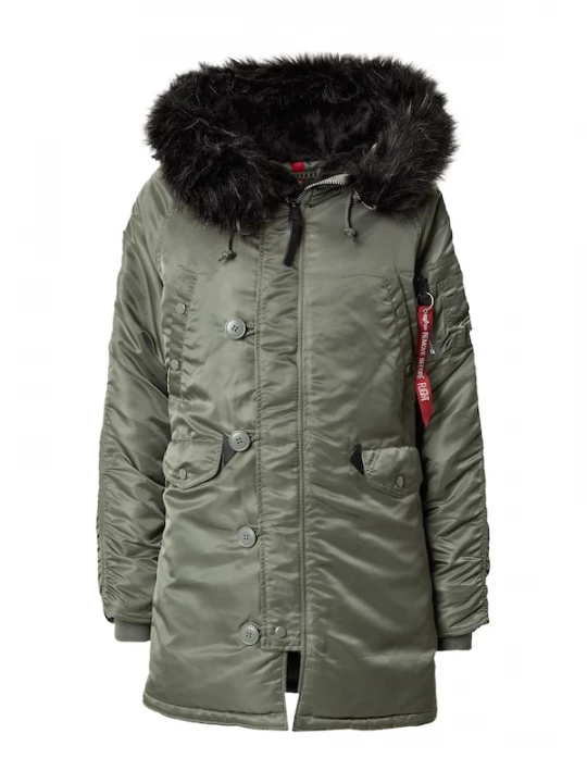 Foto van product ALPHA INDUSTRIES Winterjas kaki