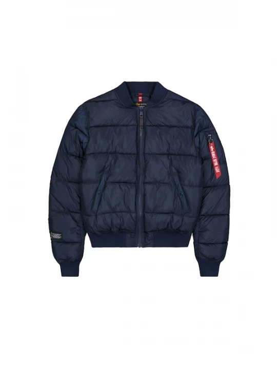 Foto van product ALPHA INDUSTRIES Winterjas 'MA-1' navy / zwart