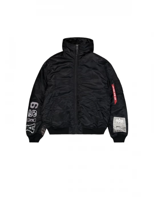 Foto van product ALPHA INDUSTRIES Winterjas rood / zwart / wit
