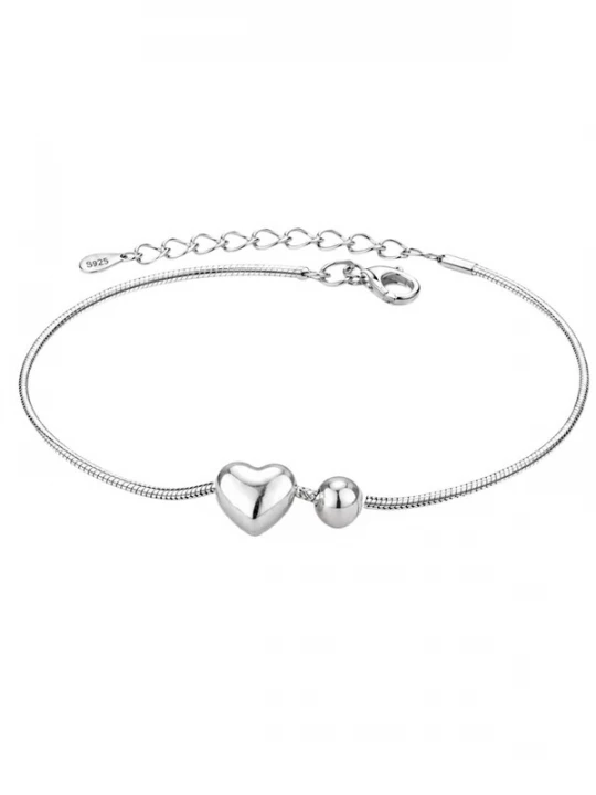 Foto van product Alster Herz Armband 'S925 PURE HEART' zilver