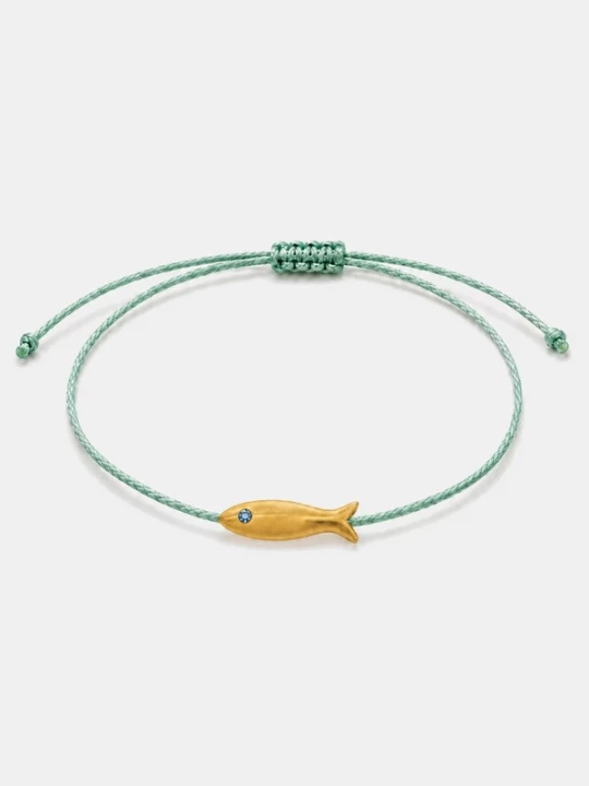 Foto van product Alster Herz Voetsieraden 'Fish summer' turquoise