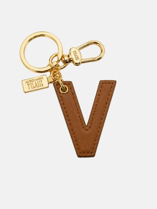 Foto van product Alviero Martini Sleutelhanger 'alviero martini CHARM LETTER V Accessori' bruin