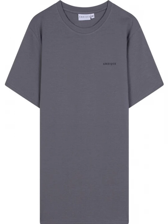 Foto van product AMBIQUE Shirt 'JUSTIN' stone grey