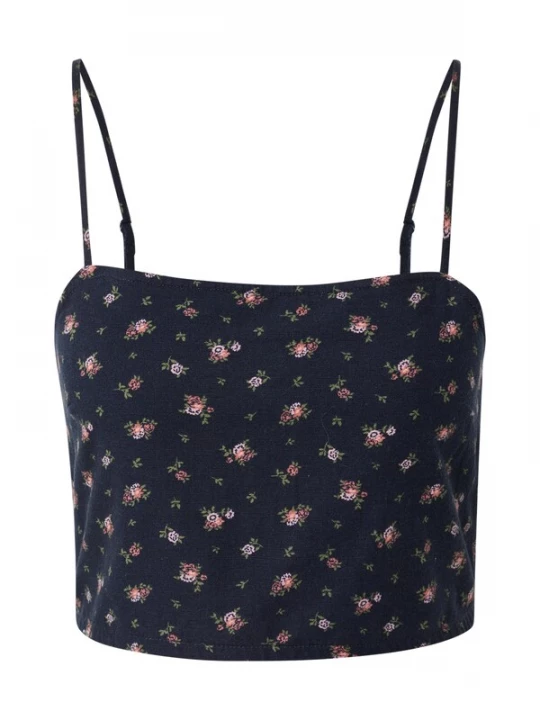 Foto van product American Eagle Top nachtblauw / groen / pastellila / rosa