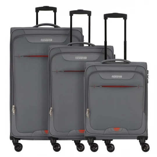 Foto van product American Tourister Kofferset 'Street Roll' grijs