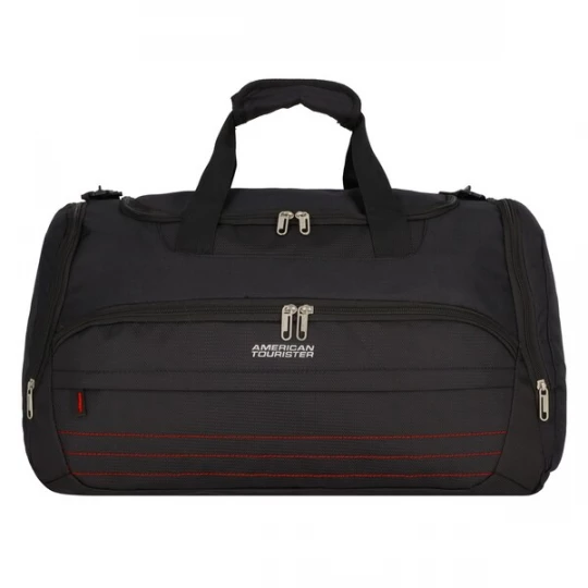 Foto van product American Tourister Reistas 'Bombay Beach' knalrood / zwart / wit